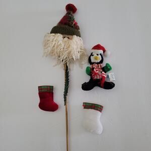 Festive Holiday Mix - Penguin, Santa, & Stockings!